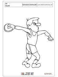 atletizm boyama sayfaları